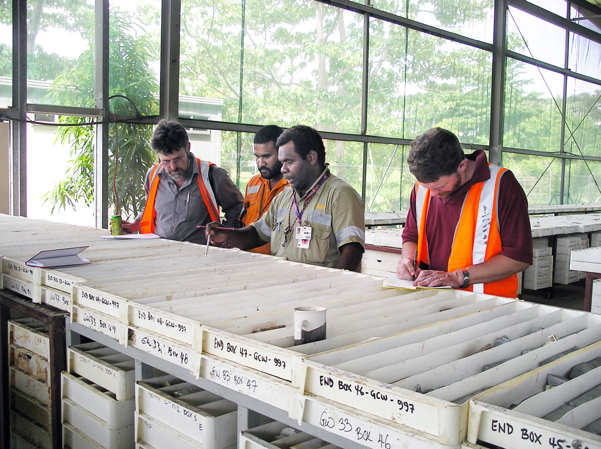 studying Lihir drill core