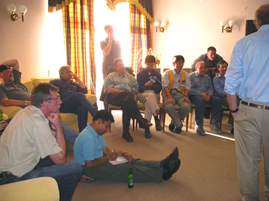 Audience at presentation